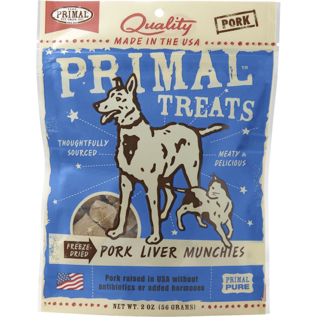 Primal - Dog Freeze Dried Pork Liver Munchie