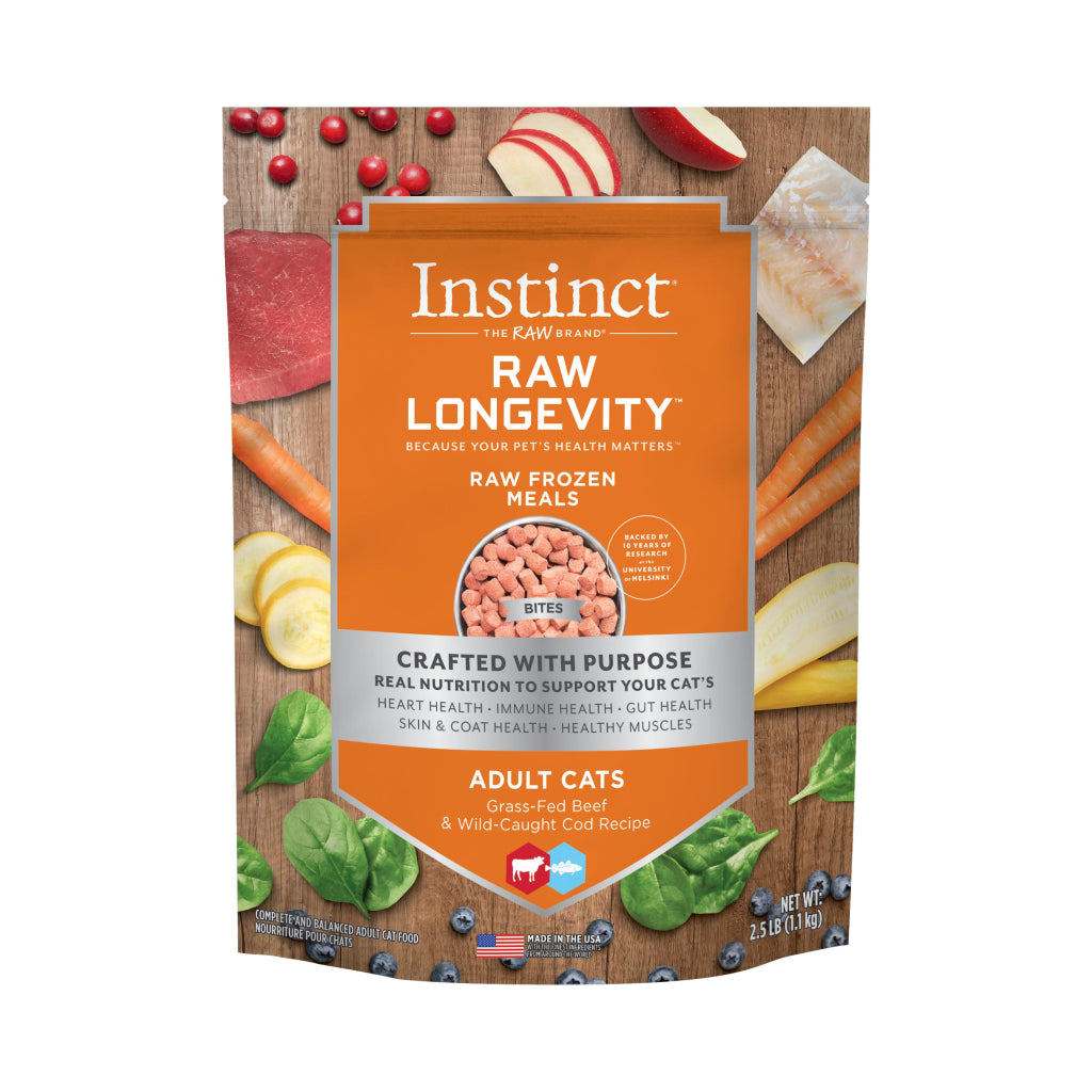 Instinct Longevity - Cat Cod/Beef Bites