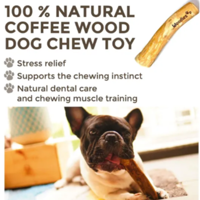 Woodies - Coffee Wood Dog Chew