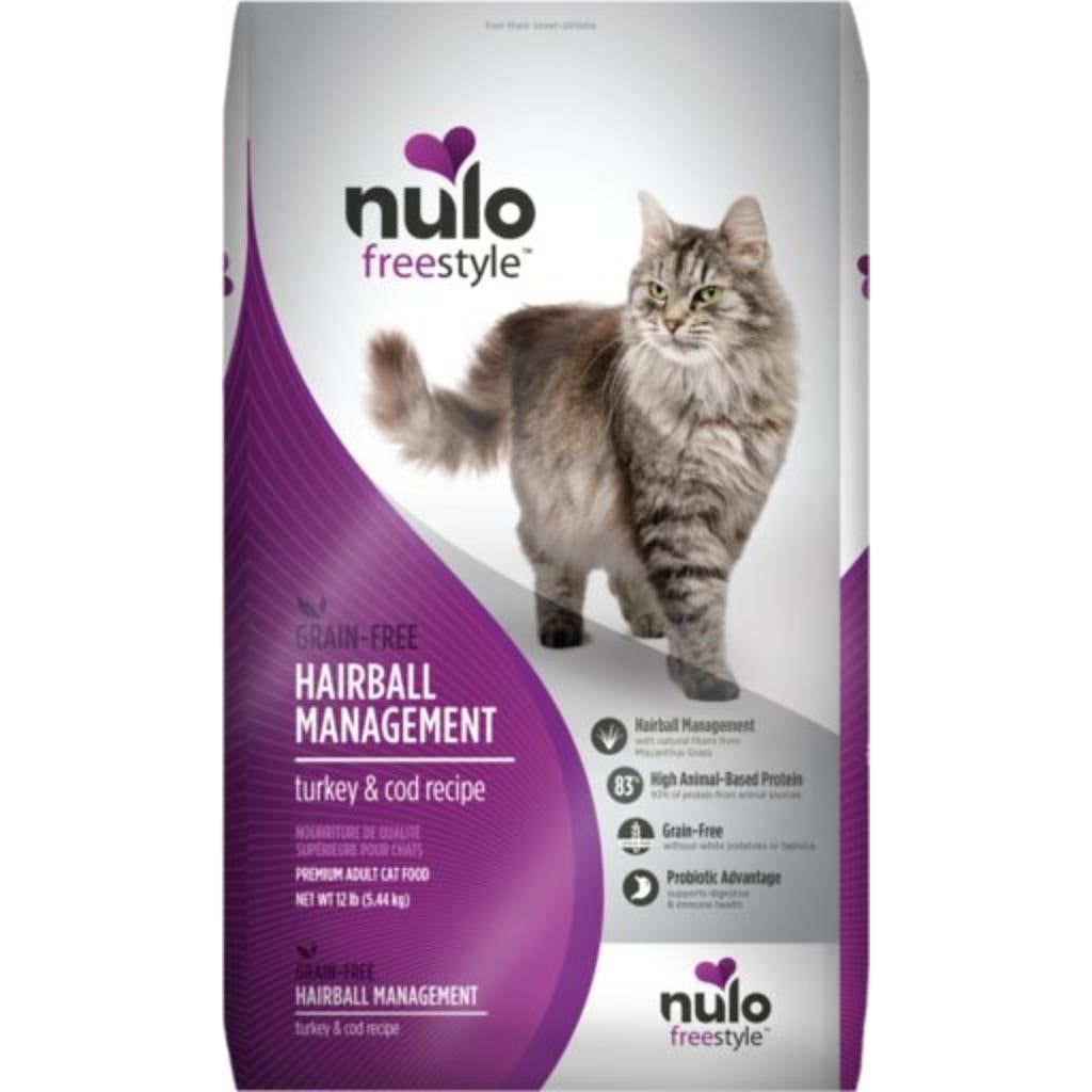 Nulo - Freestyle - Cat Grain Free Hairball Management Turkey & Cod