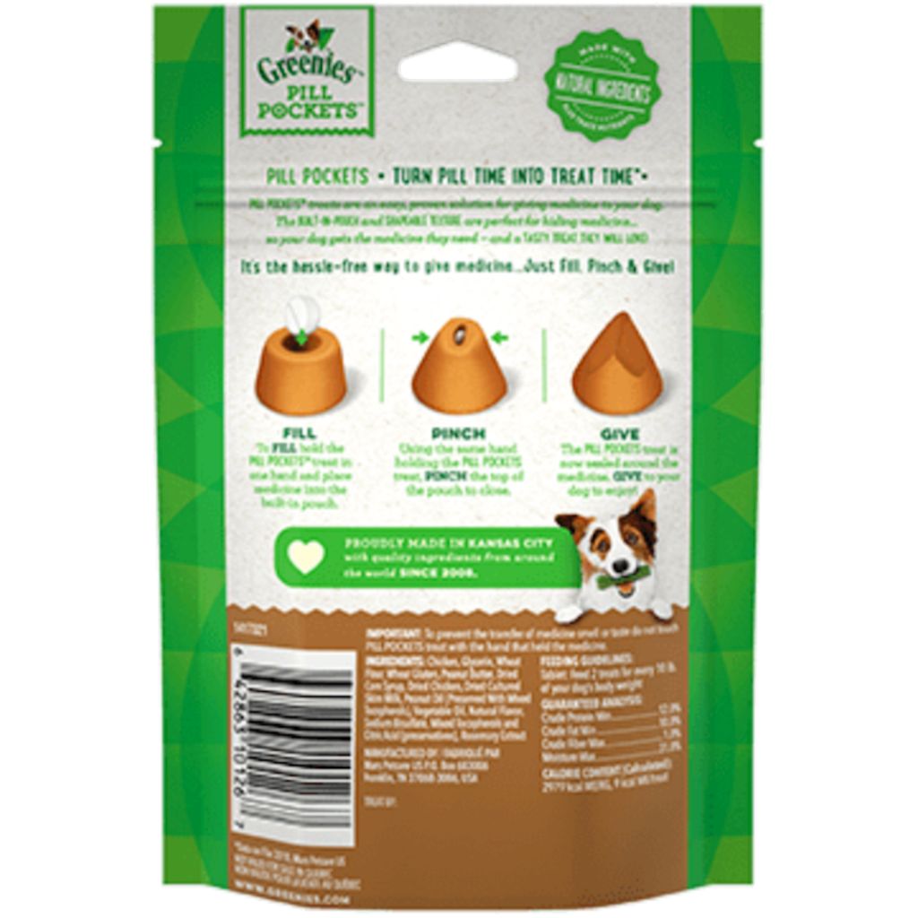 Greenies - Dog Pill Pockets P-Butter Tablet