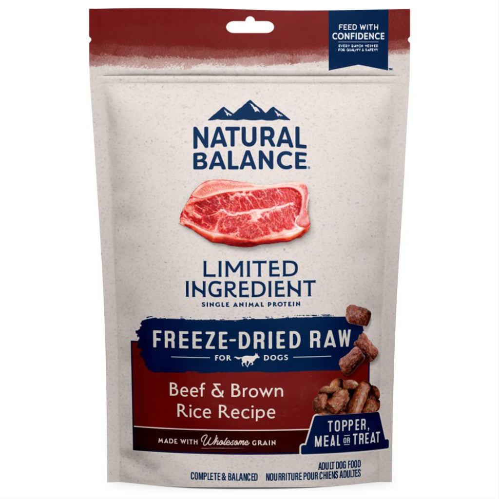 Natural Balance - Dog Freeze Dried Beef & Brown Rice