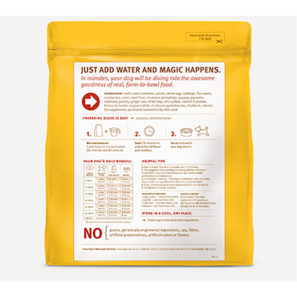 WellPet - Sojos - Dog Complete Beef