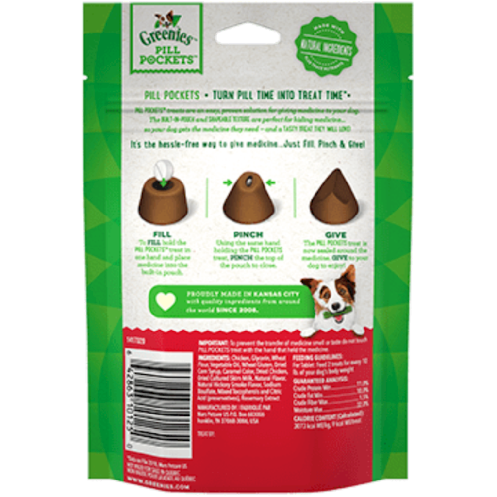 Greenies - Dog Pill Pockets Hickory Tablet