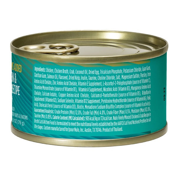 Nulo - Freestyle - Cat & Kitten Minced Chicken & Crab