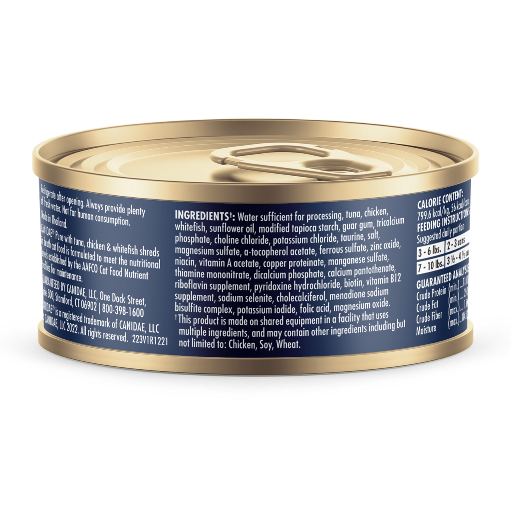 PURE Cat Tuna, Chicken & Whitefish in Broth