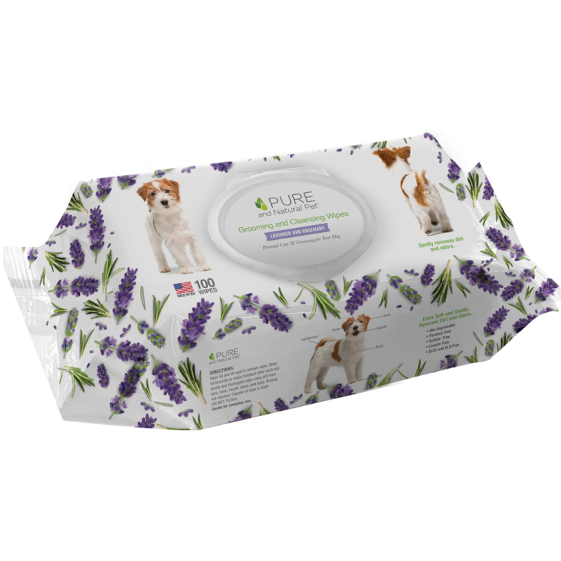 P&NP - Grooming & Cleansing Wipes Lavender and Rosemary 100ct