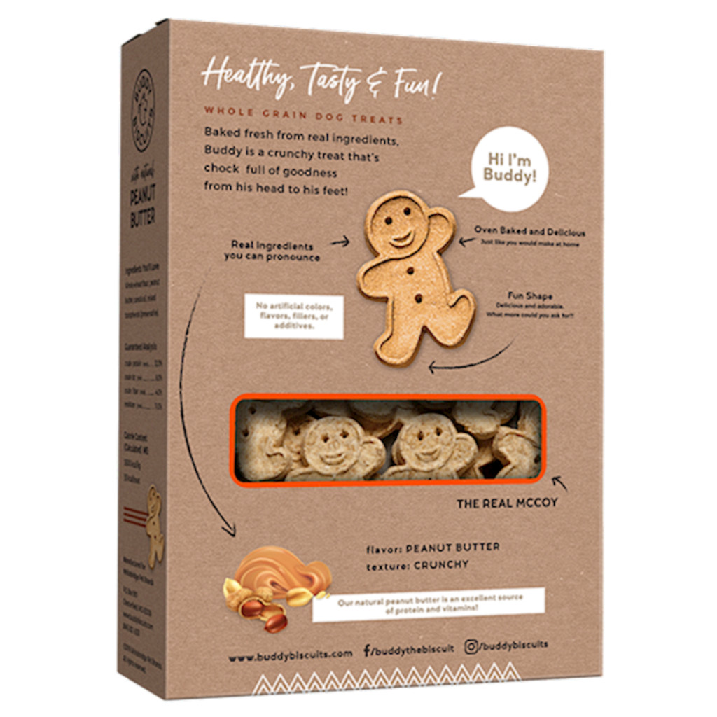 Buddy Biscuits - Dog Homestyle Peanut Butter