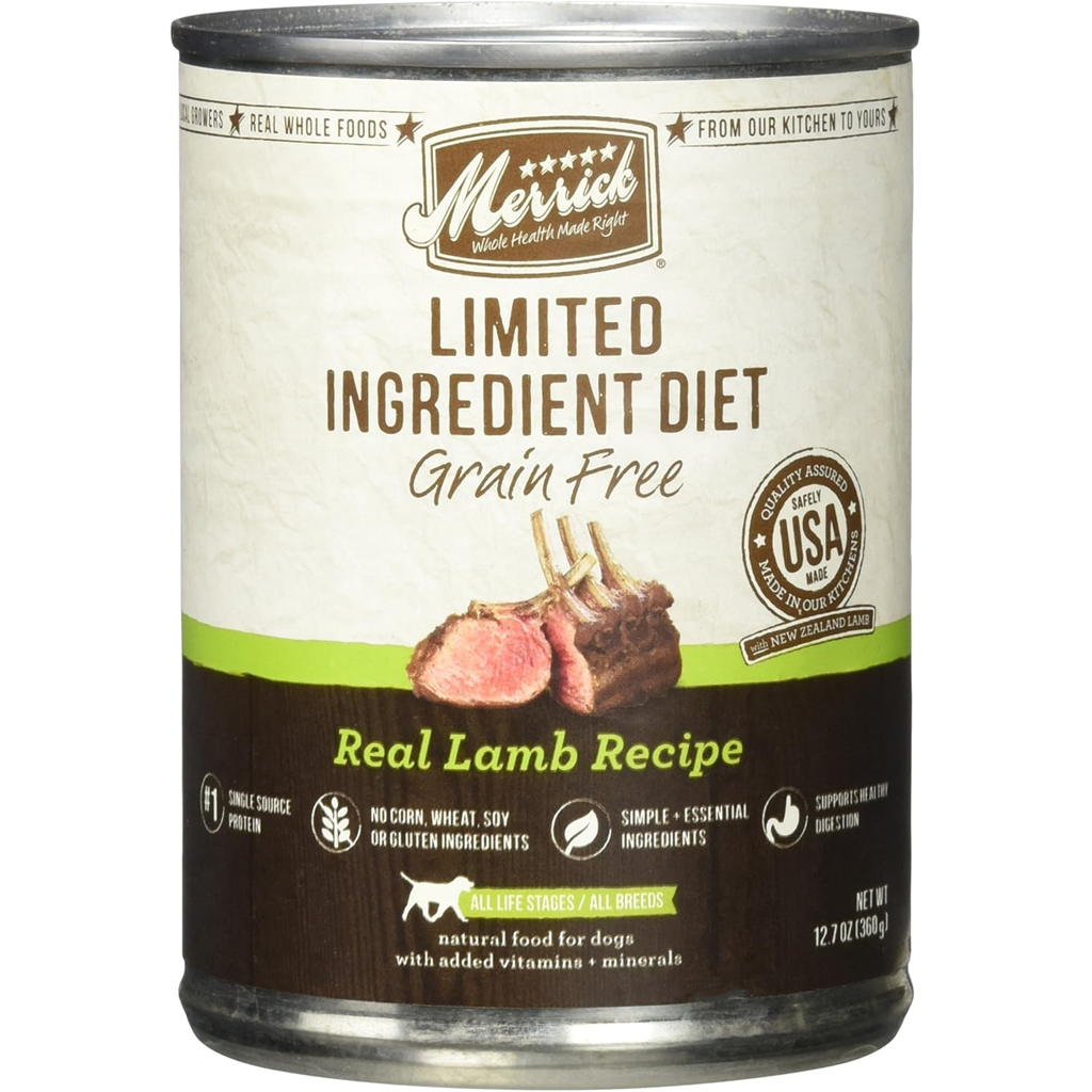 Merrick - LID - Dog Grain Free Real Lamb