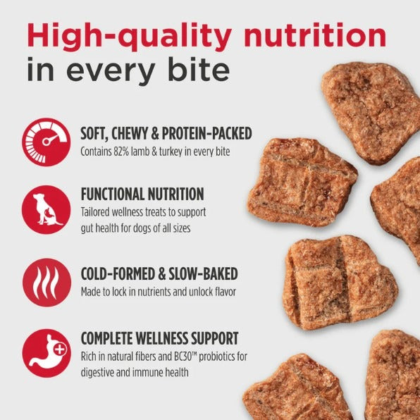 Nulo - Freestyle - Dog Functional Jerky Heart Beef & Salm