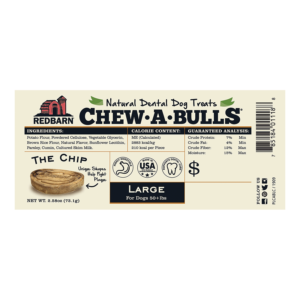 Redbarn Chew-A-Bulls Mini Chip BULK