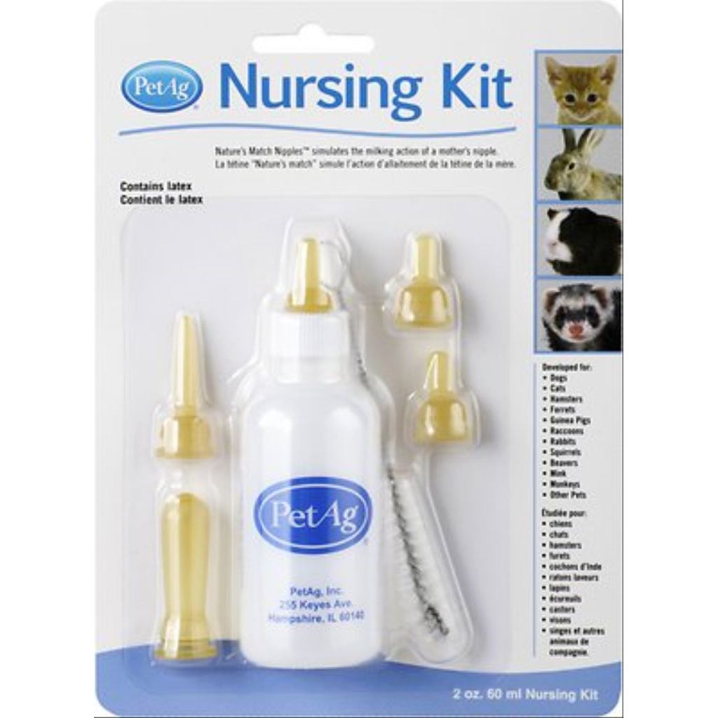 PetAg - KMR - Borden Nursing Kit w/ Brus