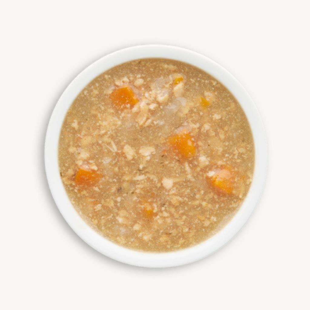 Bone Broth Pour Overs Turkey & Salmon Stew