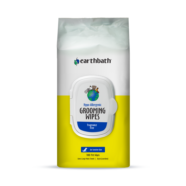 Earthbath - Dog Grooming Wipes Hypo Allergenic 100Ct