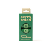 Earth Rated - Poop Bags 8 Rolls - Unscented
