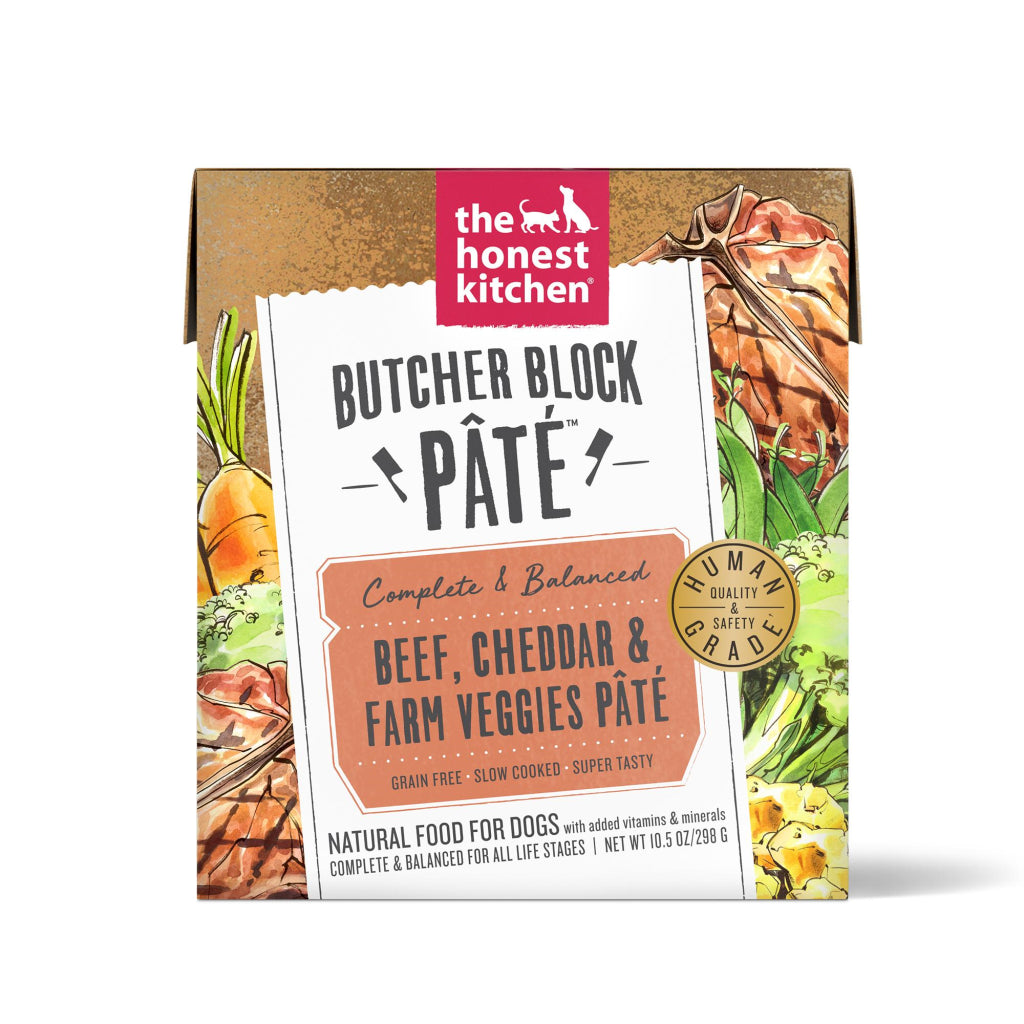 Butcher Block Pate - Beef, Cheddar & Farm Veggies Pate