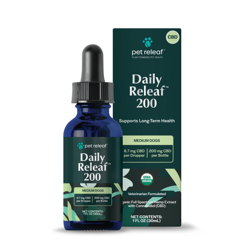 Pet Releaf - Organic CBD Hemp Oil 200mg