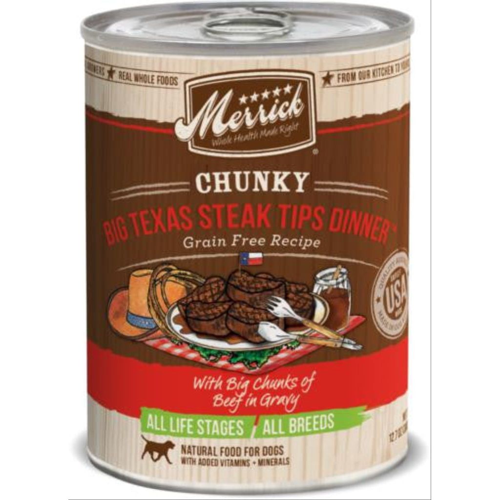 Merrick - Classic - Dog Chunky Big Texas Steak Tips