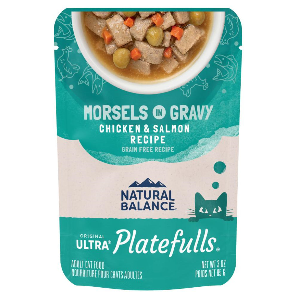 Natural Balance - Platefuls - Cat Chicken & Salmon In Gravy