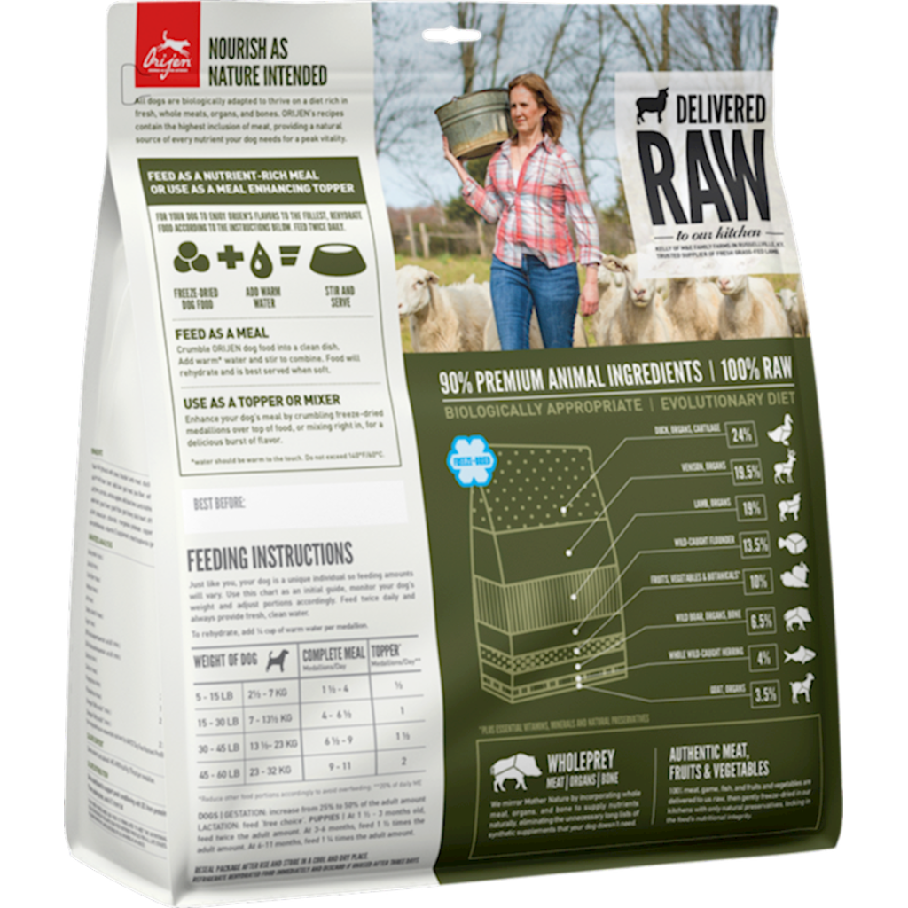 Champion - Orijen - Dog Freeze Dried Tundra Foo