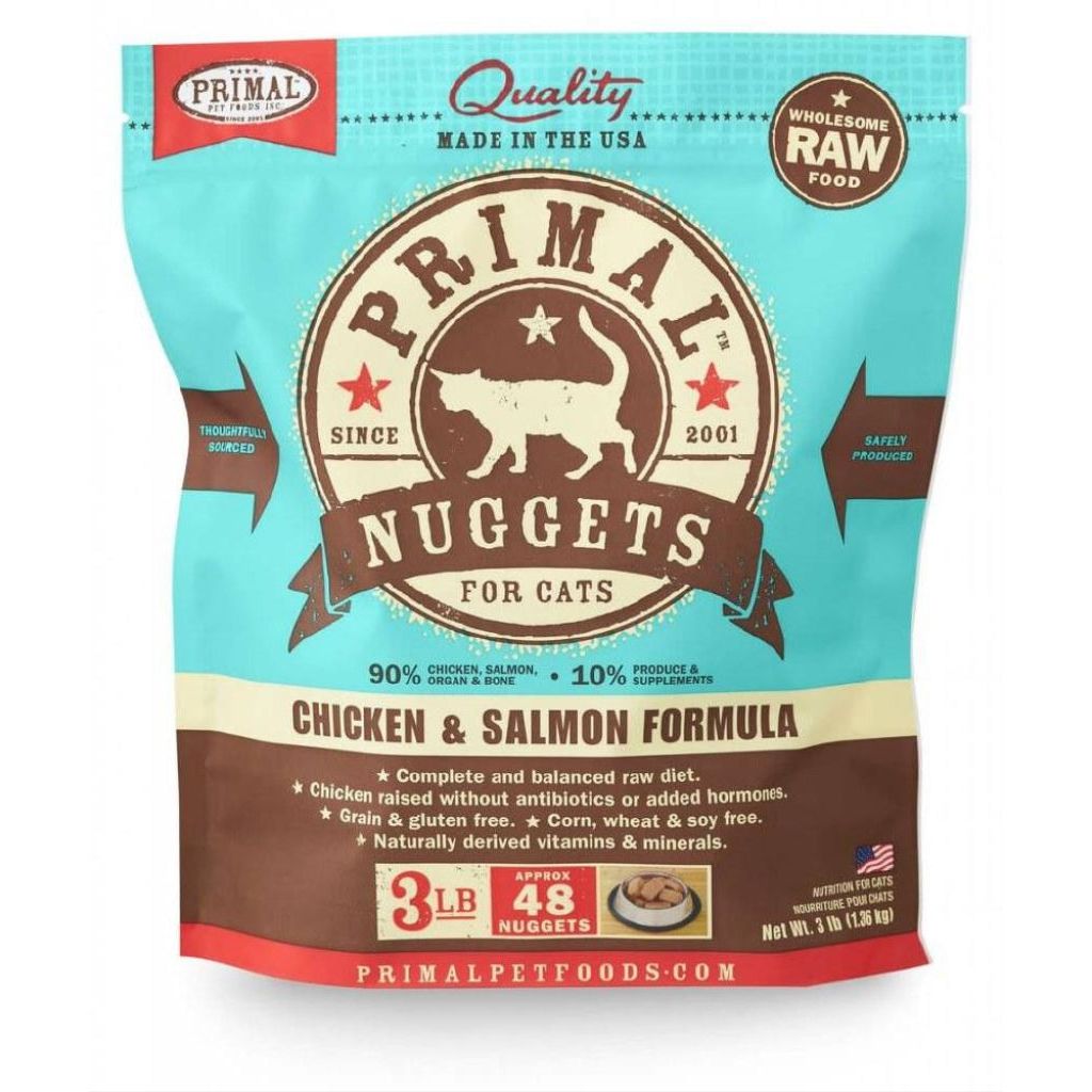 Primal - Cat Chicken & Salmon Nuggets