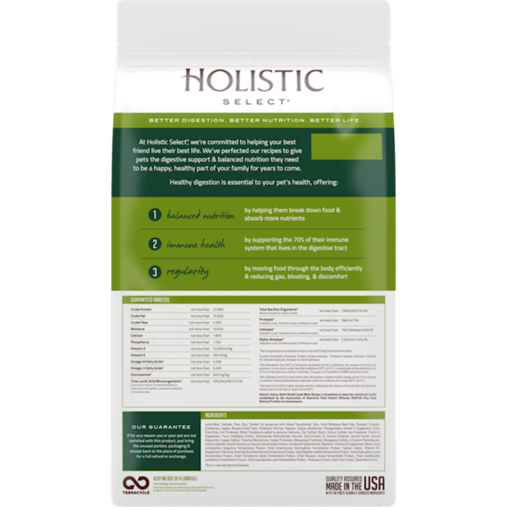 WellPet - Holistic Select - Dog Adult Health Lamb Meal