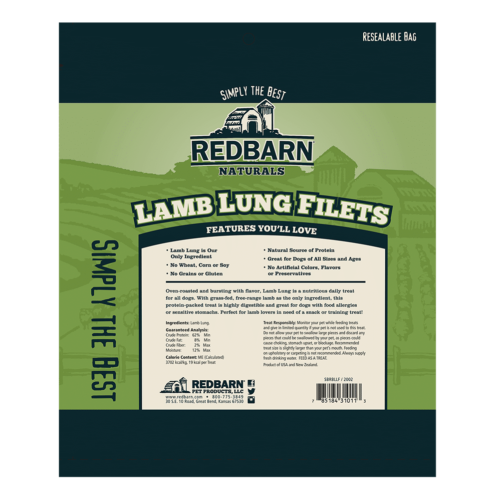 Redbarn - Lamb Lung Filets 10oz