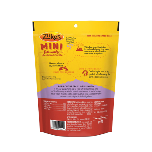 Zukes - Dog Mini Naturals Wild Rabbi