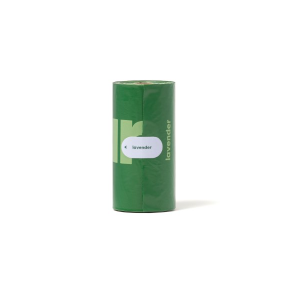 Earth Rated - Poop Bags 8 Rolls - Lavender Scented
