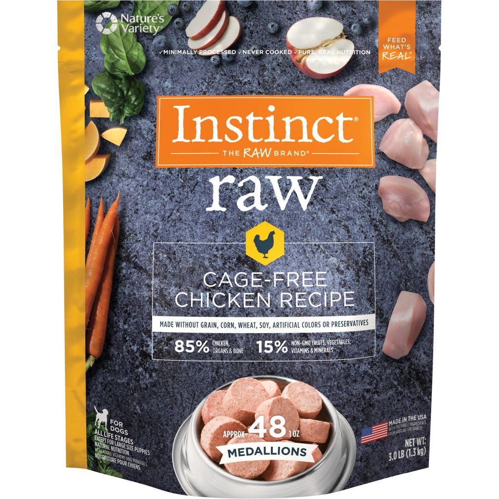 Instinct - 85/15 - Dog Chicken Patties