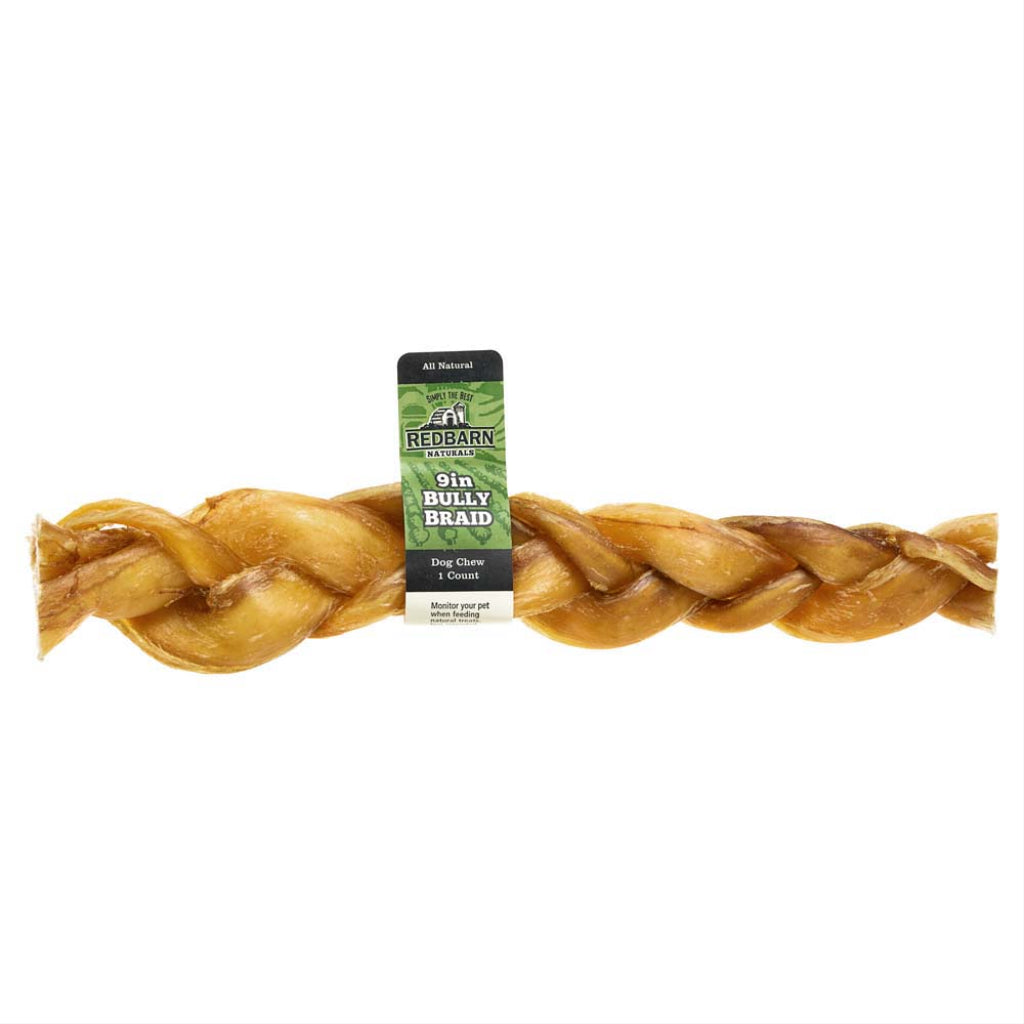 Redbarn - 9" Braided Bully Stick