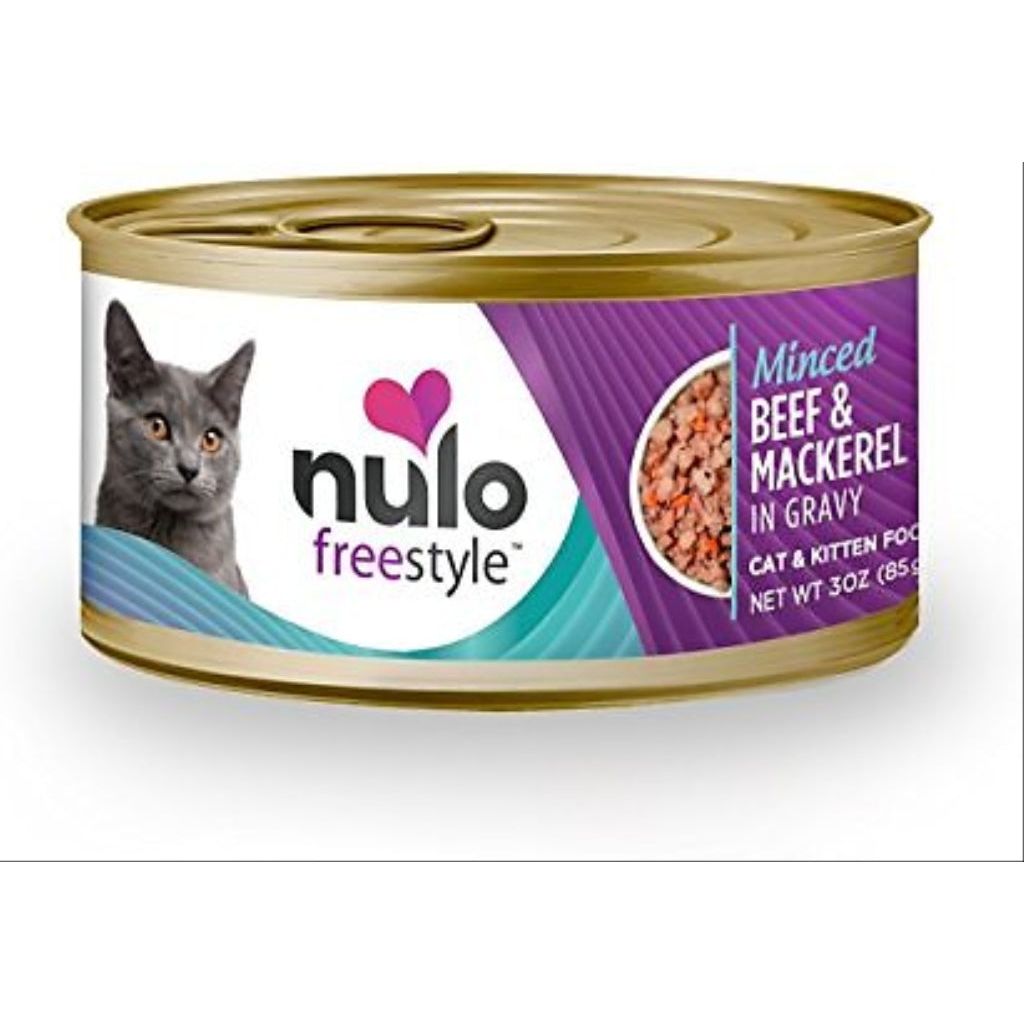 Nulo - Freestyle - Cat Minced Beef & Mackerel in Gravy