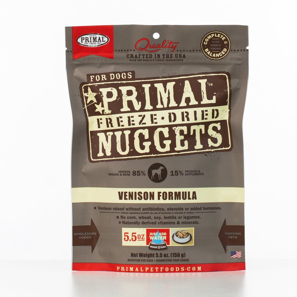 Primal - Freeze Dried Meal - Dog Venison