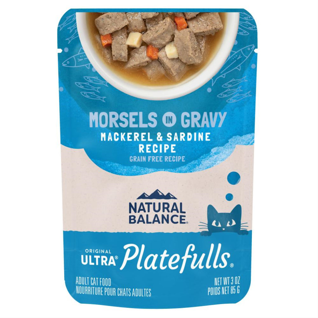 Natural Balance - Platefuls - Cat Indoor Mackerel & Sardine In Gravy