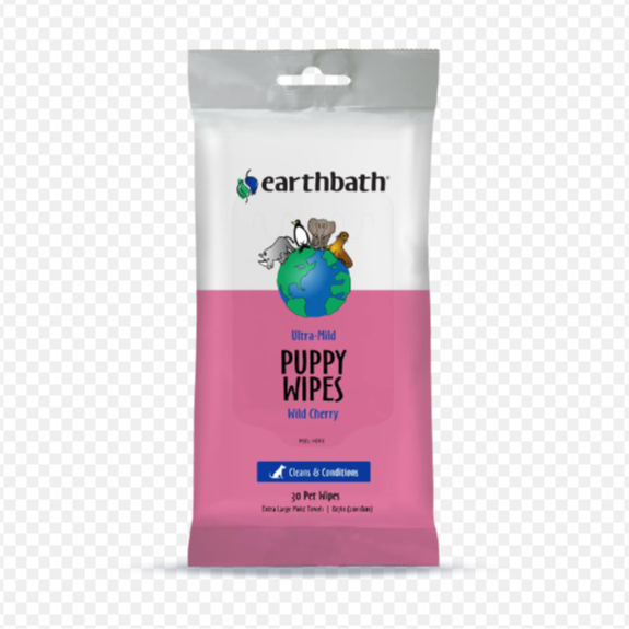 Earthbath - Dog Grooming Wipes Puppy 30Ct