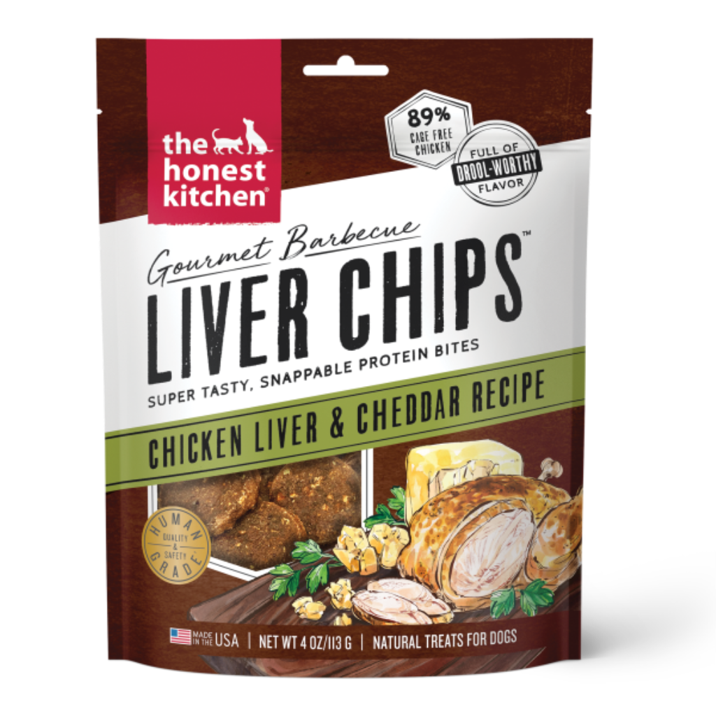 Barbecue Liver Chips - Chicken Liver & Cheddar