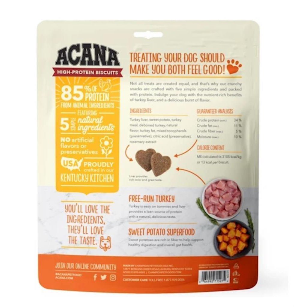 Champion - Acana - Dog Crunchy Turkey Liver Treats