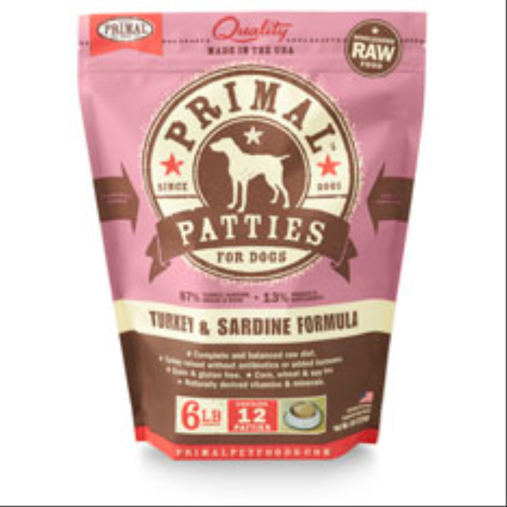 Primal - Dog Turkey & Sardine Patties