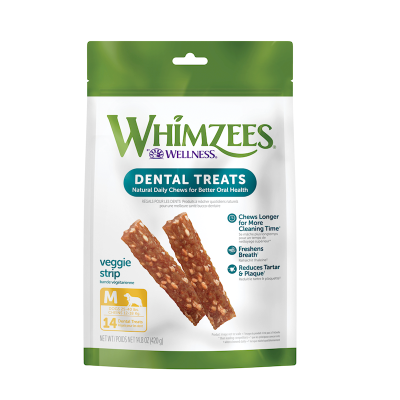 WellPet - Whimzees - Veggie Strip M Value Bag