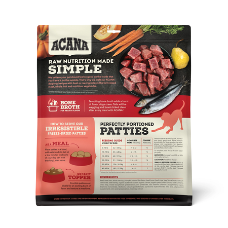 Acana - FD Ranch Raised Beef Patties