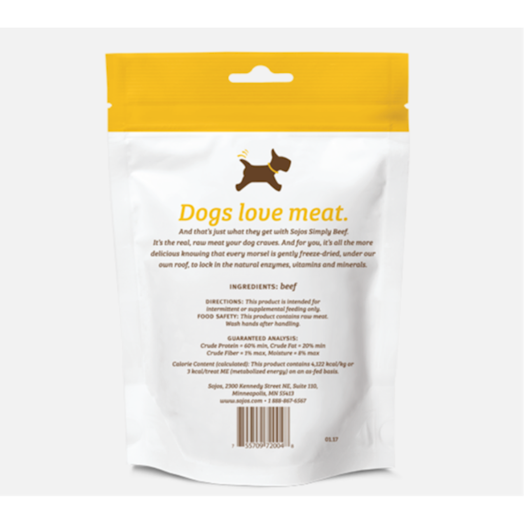 WellPet - Sojos - Dog Simply Beef Treat