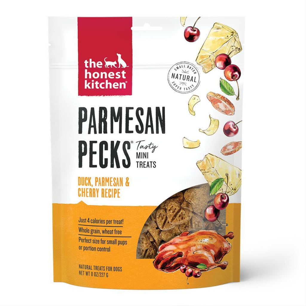 Parmesan Pecks - Duck, Parmesan & Cherry