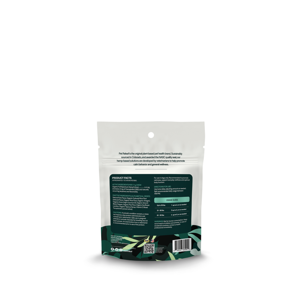 Pet Releaf - Edibites Stress  Releaf Pepper Bacn-Trvl