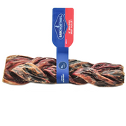 Barkworthies 6-inch Braided Beef Gullets dog chew