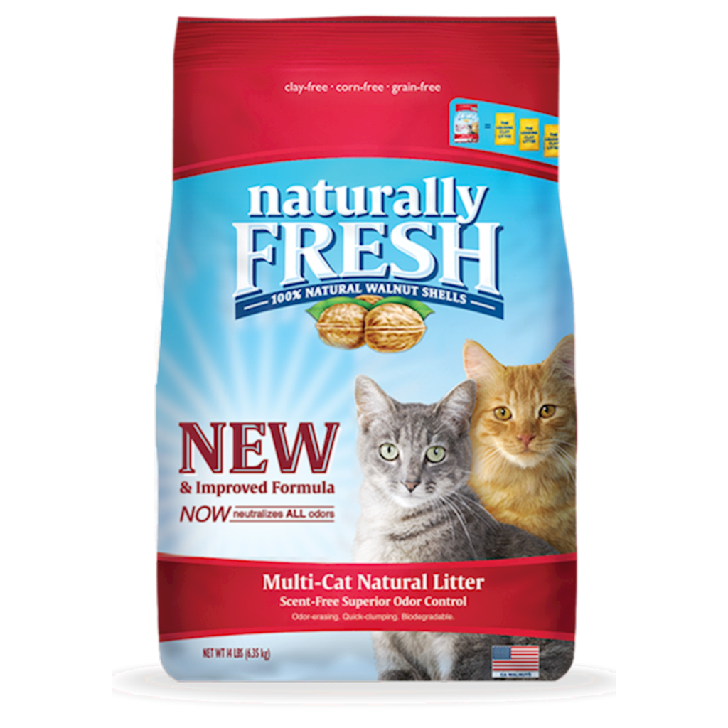 Ecoshell - Naturally Fresh - Multi-Cat Clumping Litter
