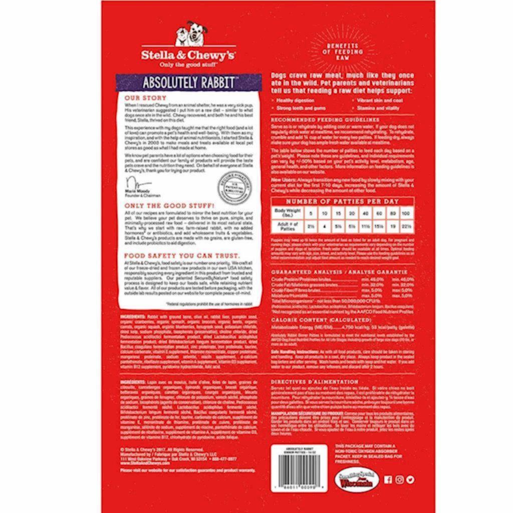 Stella & Chewy's - Dog Frozen Rabbit