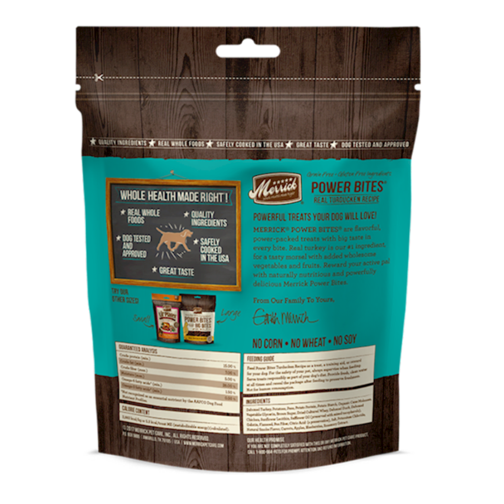 Merrick - Dog Power Bites Turducke
