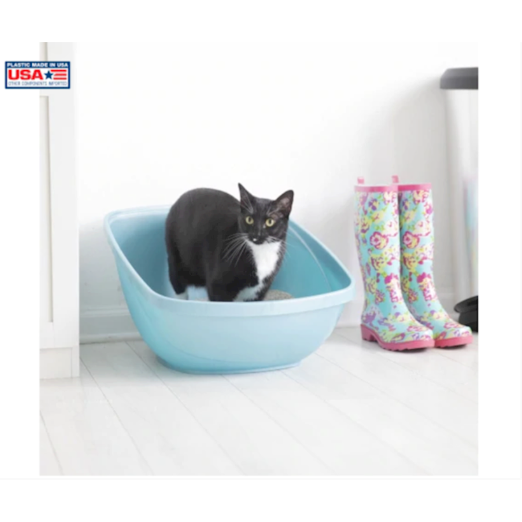 Petmate - Cat Hi-Back Open Litter Pan Jumbo