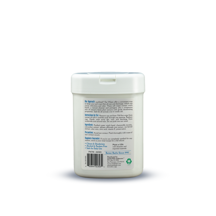 Earthbath - Ear Wipes 25ct