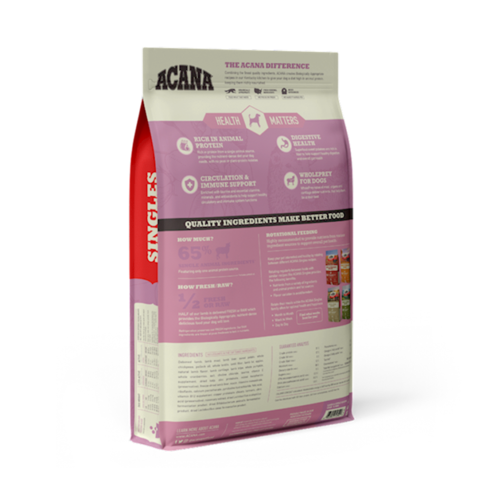 Champion - Acana - Dog Singles Lamb & Apple